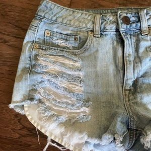 American Eagle Hi-Rise Festival Jean shorts